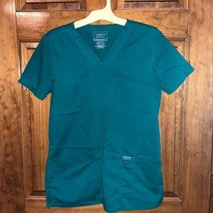 Matching Set of Cherokee Hunter Green Scrubs